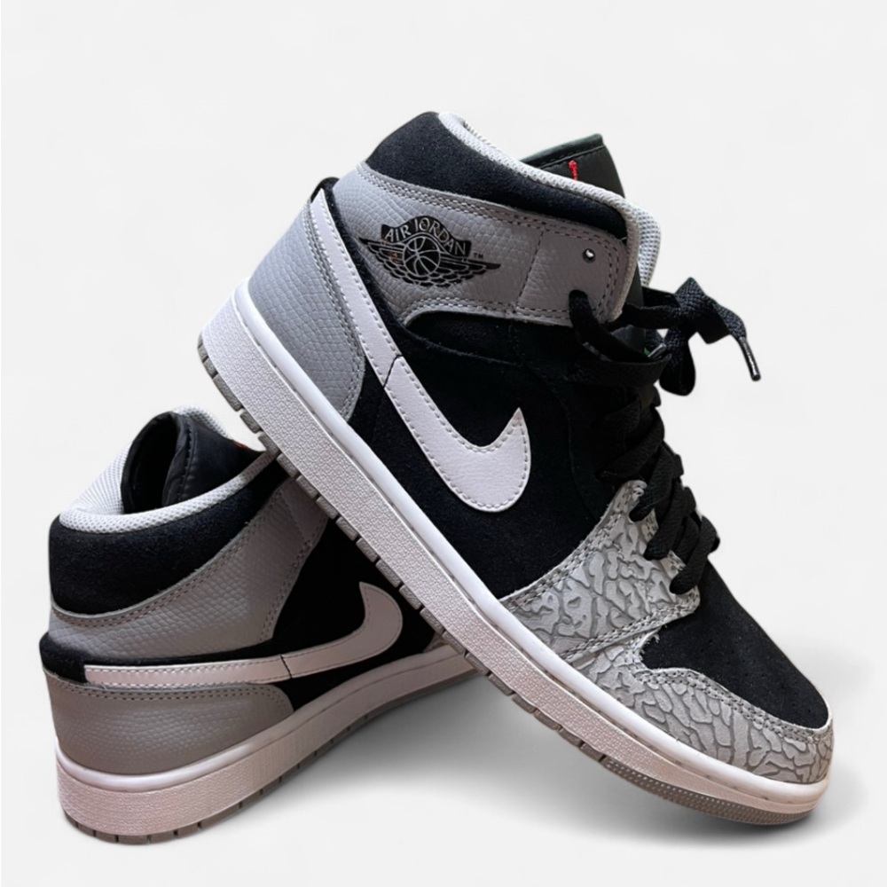 Jordan Black and White Sneakers - Picture 2 of 6